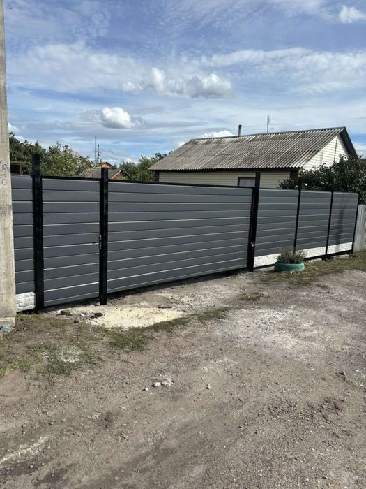 Профнастил, Металочерепиця, Паркани