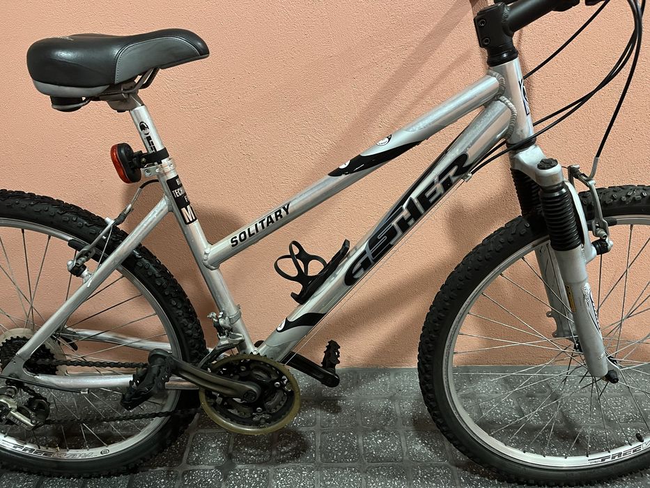 Bicicleta Alumínio Suspensão Frontal BTT 26" + Acessórios