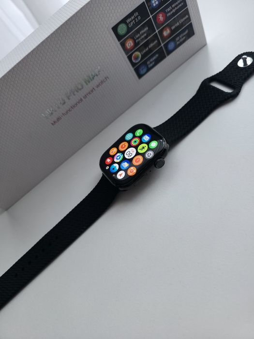 Smartwatch czarny Hk 10 pro max , pełny komplet