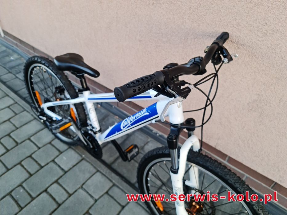 Rower dziecięcy CALIFORNIA koła 24 SHIMANO ALTUS aluminium rabat