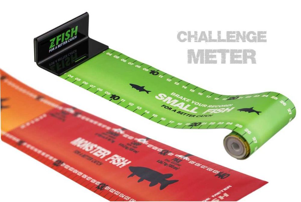 Mata wędkarska pomiarowa z ogranicznikiem