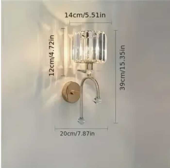 Kinkiet glamour. Rose gold.