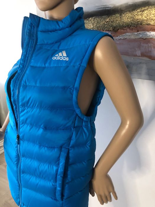 Bezrękawnik puchowy Adidas XS niebieski