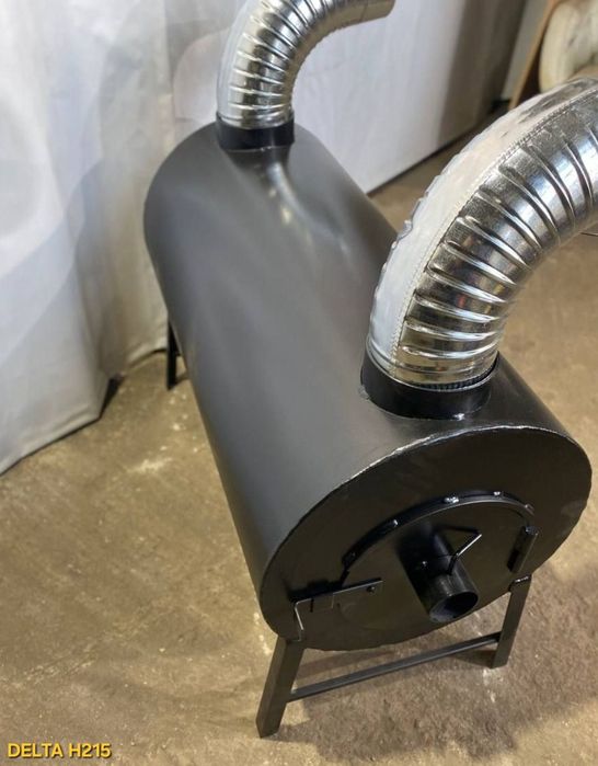 215м3! 5 мм! ВІЧНА! Піч Булер'ян Буржуйка Печь Булерьян з обдувом