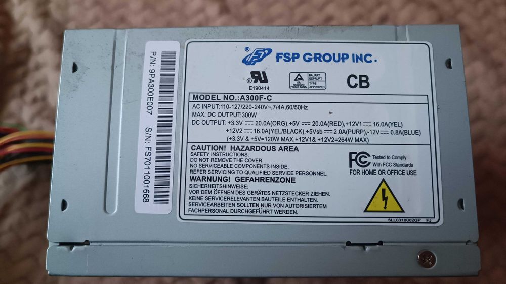 Блоки живлення Gamemax 750w/Chieftec 850w/Corsair 400w/FSP 300W 80+ bronze