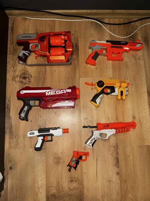 Pistolety nerf-zestaw
