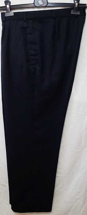 Spodnie męskie garniturowe czarne