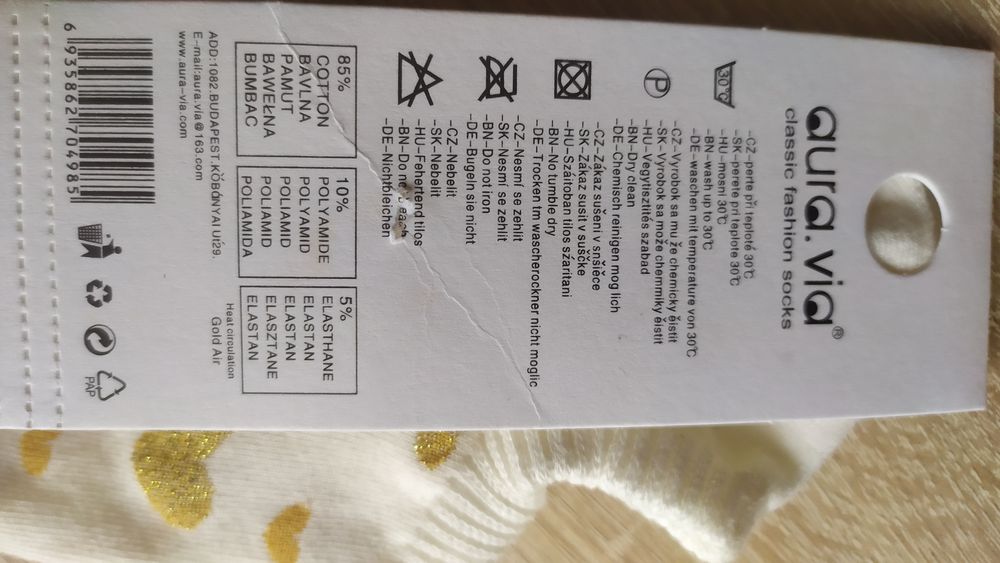 śliczne skarpetki w serca r 35-38