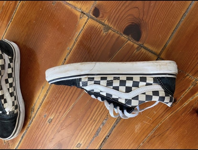 Tenis Vans 38 xadrez preto e branco
