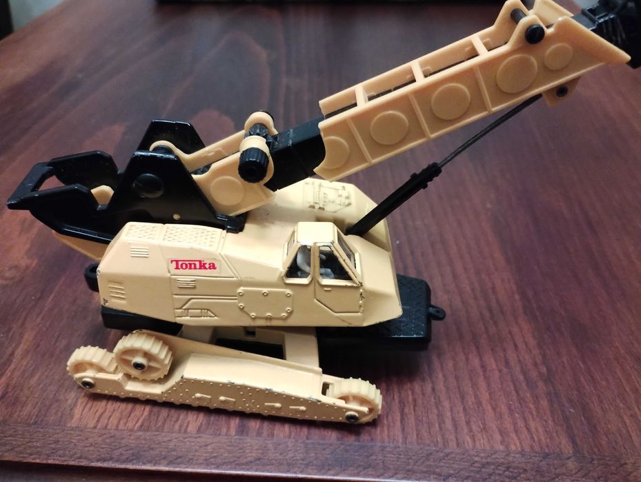 Dźwig Tonka crane metalowy stary