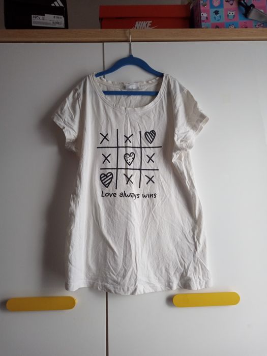 Koszulka biało czarna