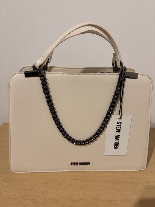 Sprzedam elegancką torebkę Steve Madden w kolorze kremowym / off-white