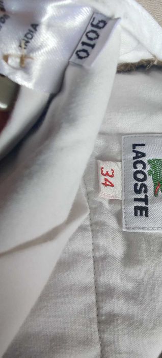Джинсы (chino Lacoste France W34 beige.