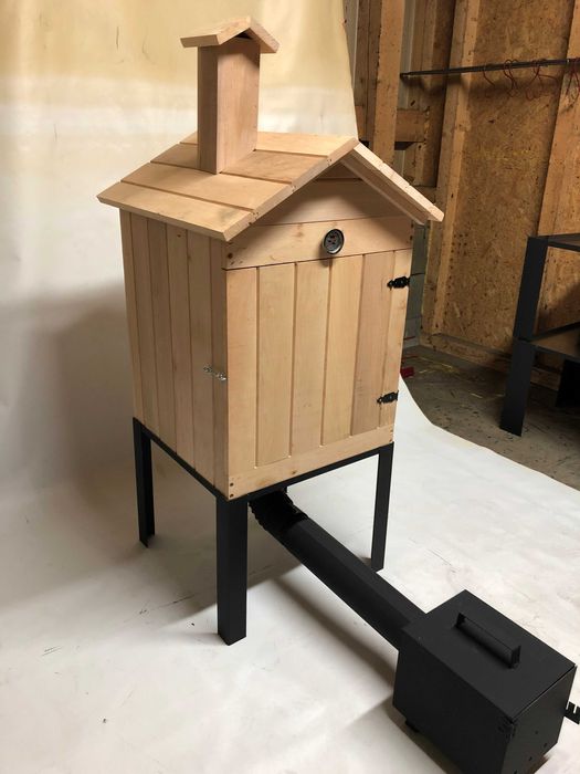 wędzarnia olchowa zestaw  z drzwiczkami i kominkiem