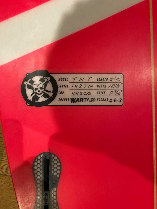 Prancha de surf Warner 5'10 26L