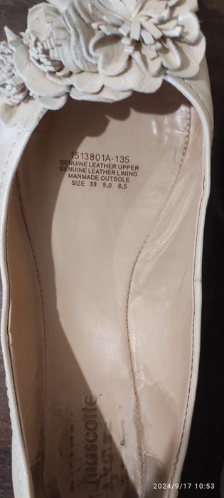 Туфли кожанные 39р.