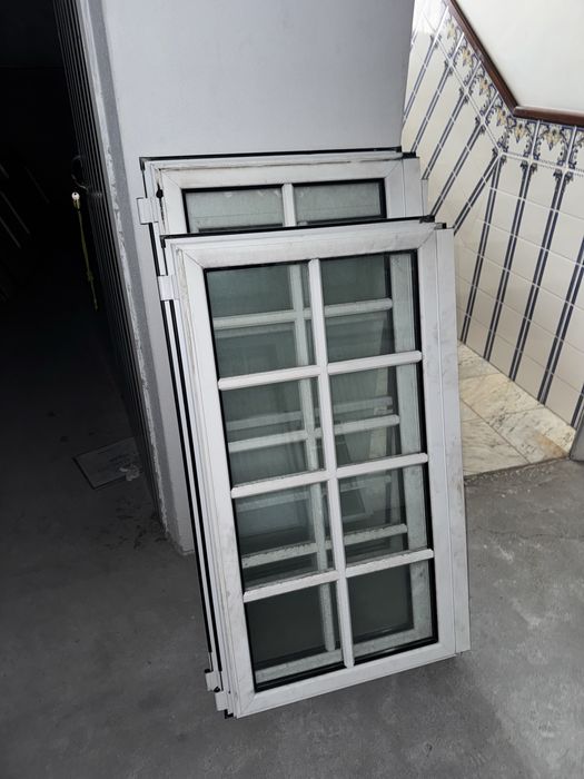 Janelas aluminio lacado vidro duplo