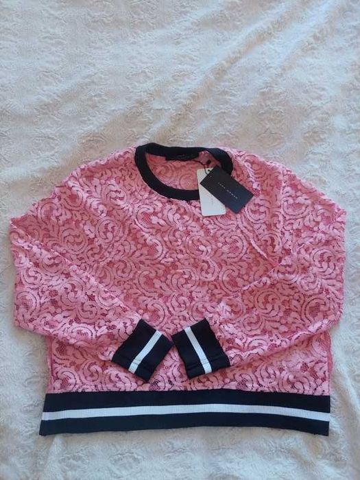 Zara nowa koronkowa bluza rozmiar L