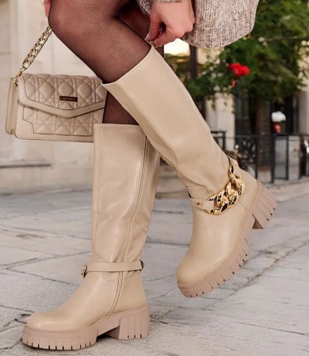 Kozaki damskie ciepłe