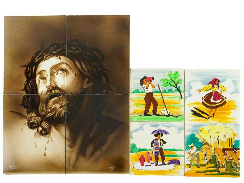 Júlio Resende - Azulejo emoldurado