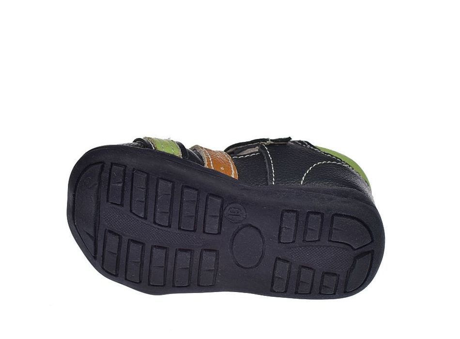 Sandałki dziecięce skórzane B1597 NVZ na rzepy roz. 20