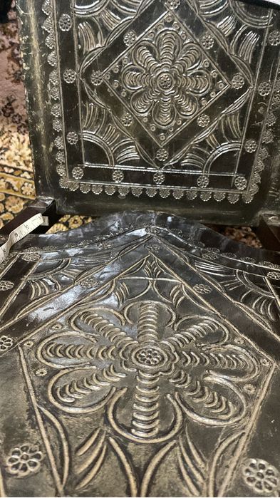 Conjunto de móveis vintage para a sala.