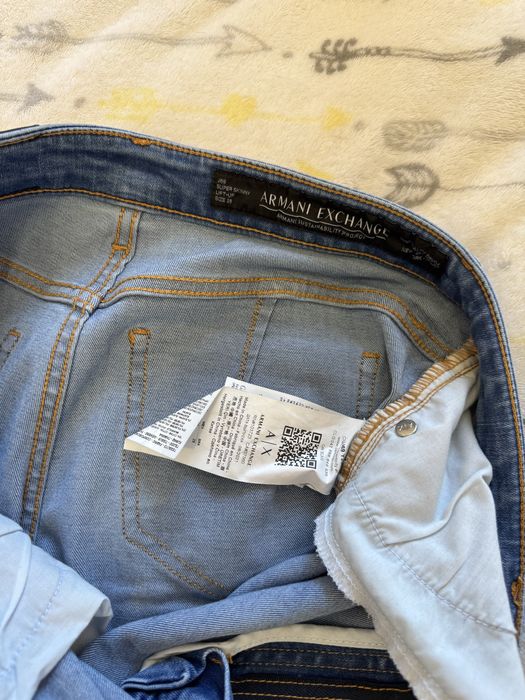 Jeansy Armani exchange rozmiar 28