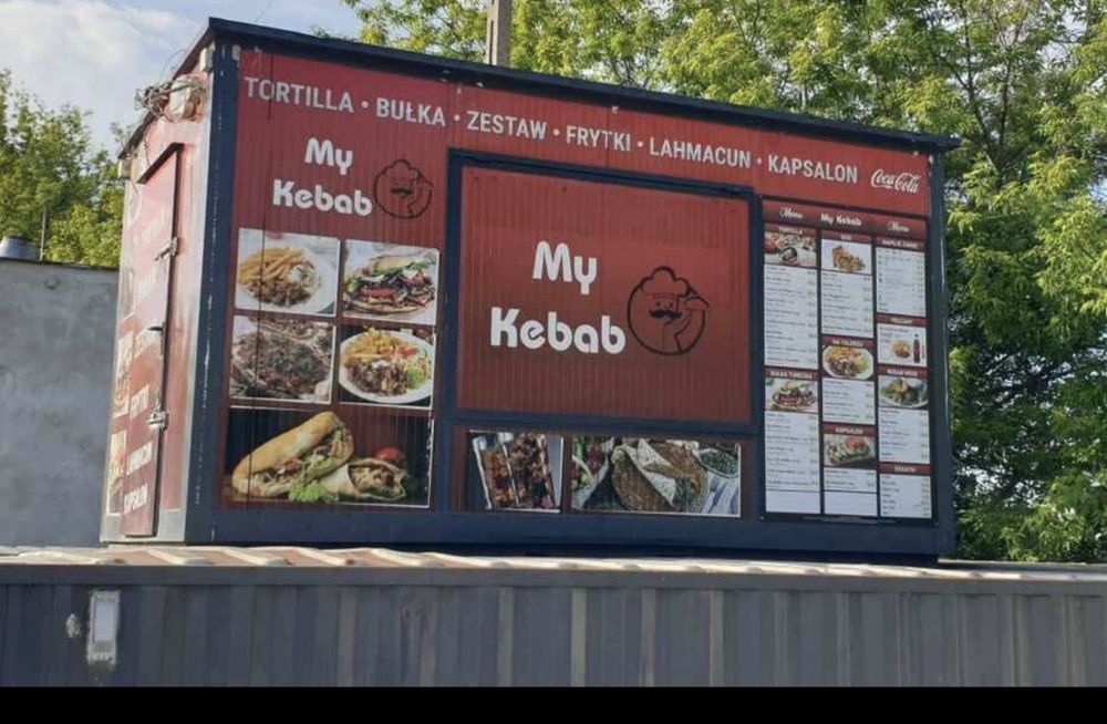 Kontener Kebab gastronomiczny  gotowy do pracy! Dostawa Gratis