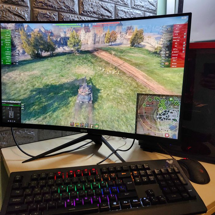 Игровой ПК i5 ram 12 RX 480 Gamemax expidition RED RGB