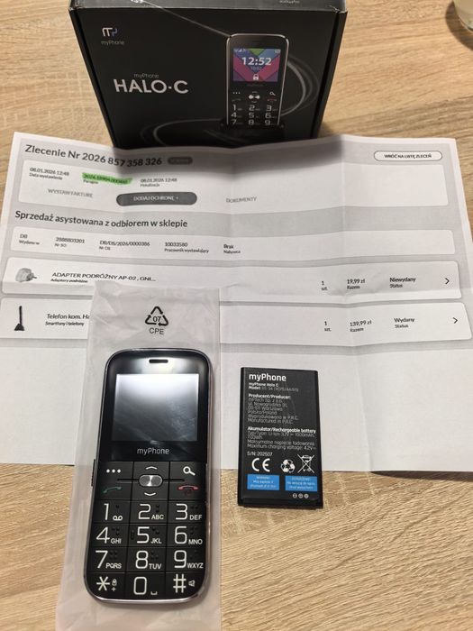 My phone Halo C telefon dla seniora