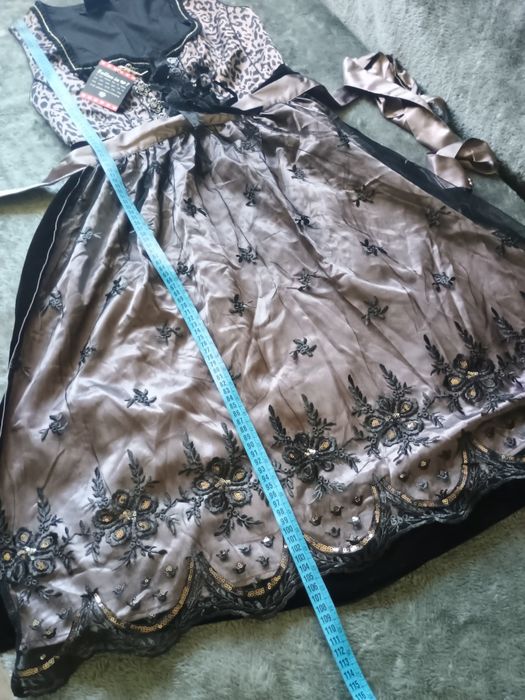 Sukienka bawarska Dirndl tradycyjny strój ludowy 2 części
