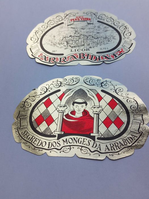 Rótulos do Licor Arrabidine dos anos 80