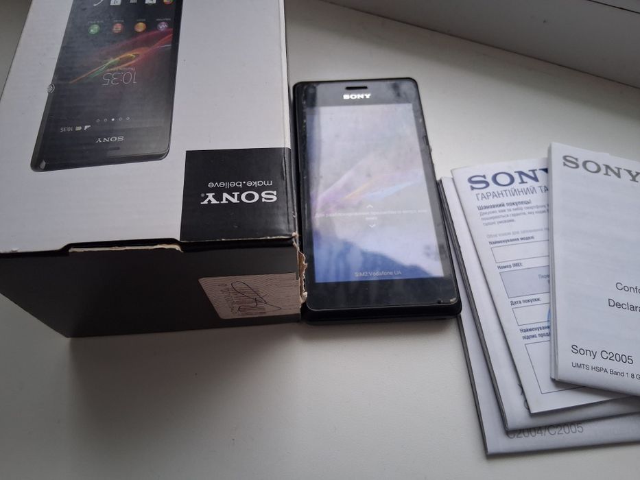 Эксклюзивный телефон Sony Х реria M dual на 2 сим