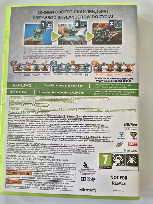 Gra Skylanders Spyros Adventure na platformę Xbox 360
