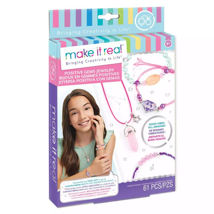 Zestaw do tworzenia biżuterii. Positive Gems. Make it real