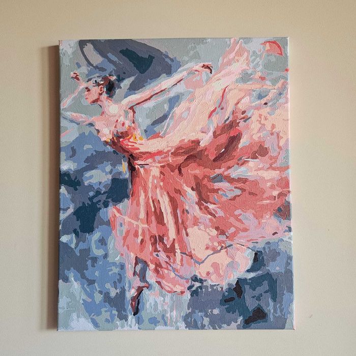Ręcznie malowany obraz | BALLET DANCER |Akryl na płótnie | 40×50 cm