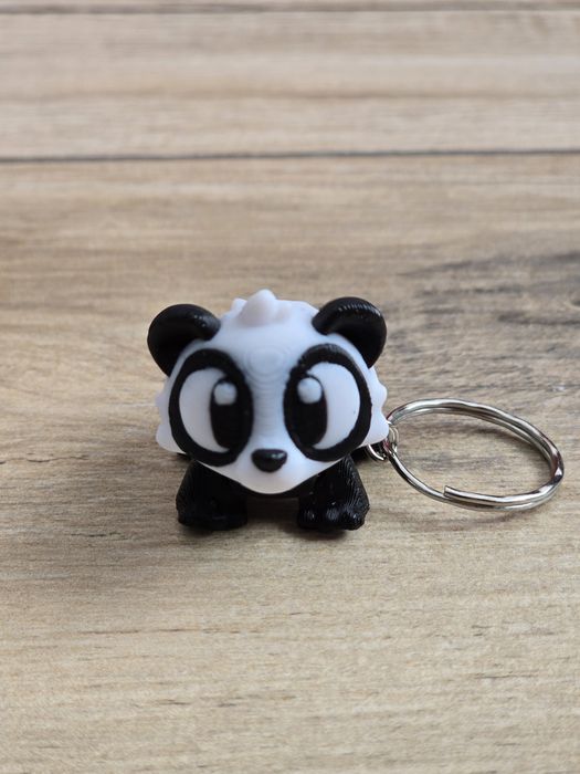Breloczek Panda 3d - Brelok Druk3d fidget Keychain mixGadzet