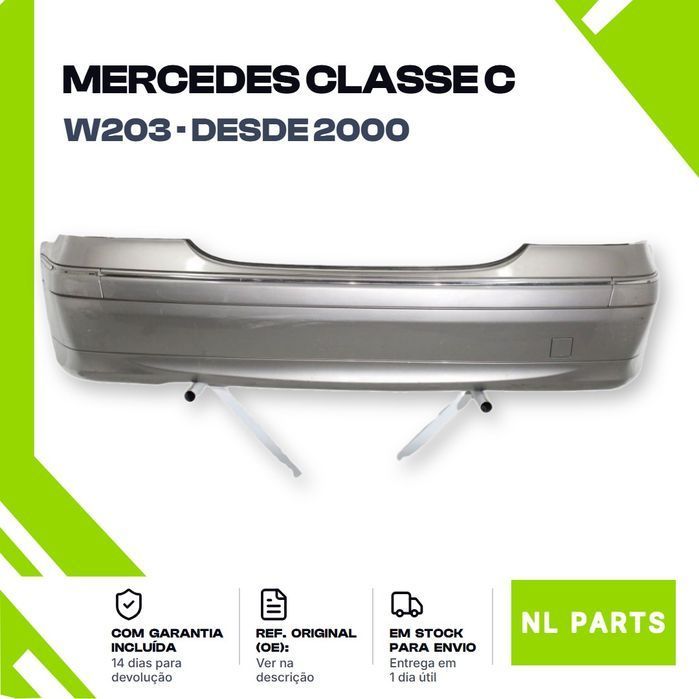 Para-choques Mercedes Classe C W203 Traseiro (2000 em diante)