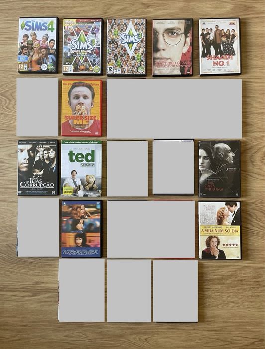 Vários filmes em DVD