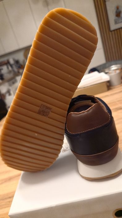 Sneakersy Wittchen ekoskóra granat brąz