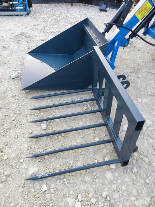 Ładowacz na tuz traktora traktorka podwójna hydraulika solidny mocny