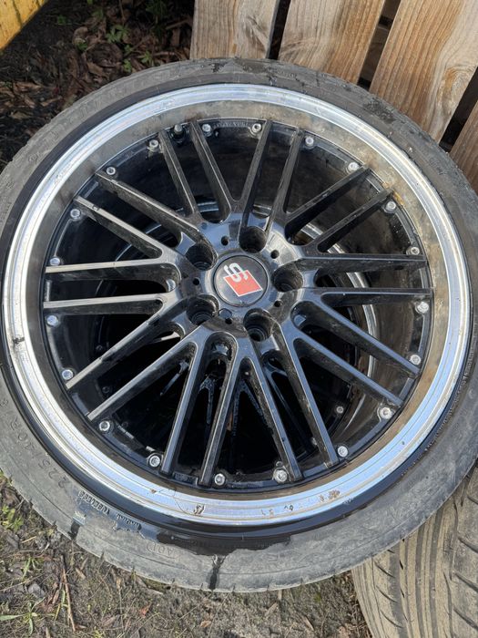Alufelgi Czarne 5x112 Opony Letnie 18” Komplet Lato Audi A4 B6 B7