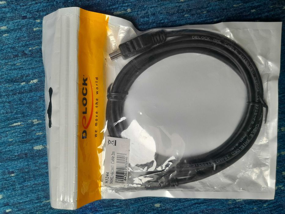 Kabel Delock MHL male  High Speed HDMI male 2 m (microUSB-HDMI)