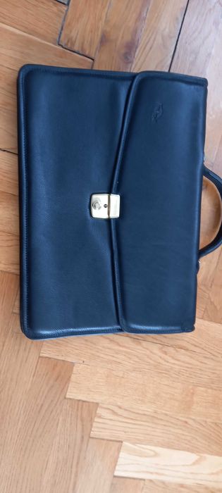 Aktówka z naturalnej skóry