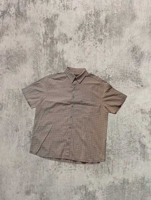 Beżowa męska koszula w kratę Wrangler