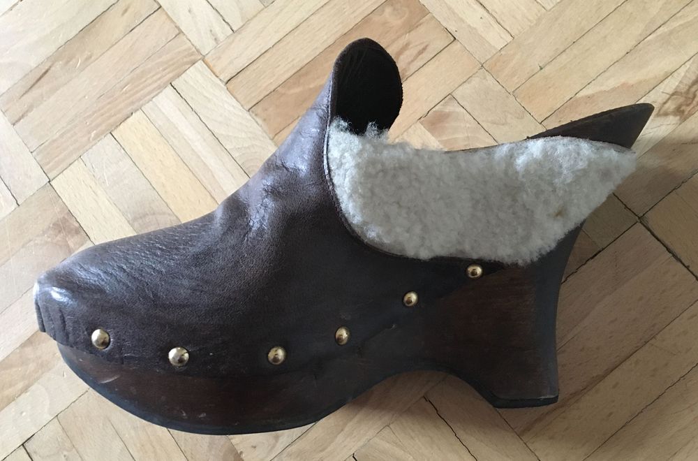 Chodaki skóra z futerkiem, Parisi 38