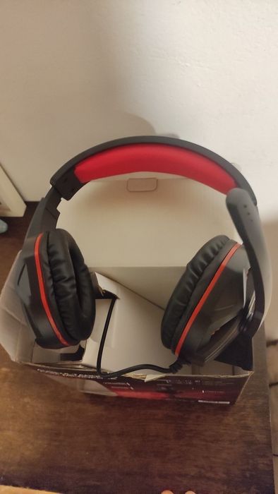 Auscultadores com microfone gaming