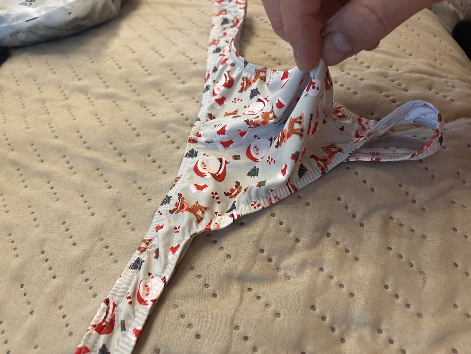 Stringi meskie motyw swiateczny