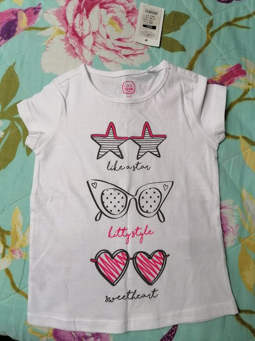 Bluzeczka śliczna biała Cool Club 86