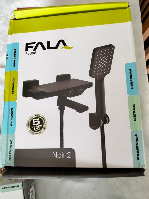 Kran Bateria łazienkowa z termostatem  NOIR2 BLACK